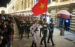 Đoàn Quân đội nhân dân Việt Nam tham gia buổi sơ duyệt Lễ duyệt binh trên Quảng trường Đỏ