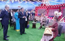 Tổng Bí thư Tô Lâm cùng Phu nhân tham quan Làng Văn hóa Dân tộc tại Kazakhstan