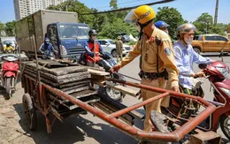 Hà Nội: Xử lý xe ba bánh tự chế, xe chở hàng cồng kềnh gây mất an toàn giao thông