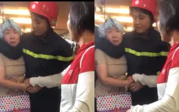 Giải cứu người phụ nữ mắc kẹt trong thang máy