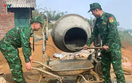 Xóa nhà tạm, gắn kết tình quân dân ở vùng biên giới