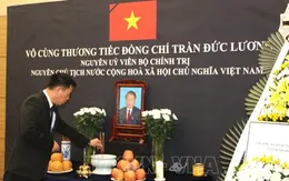 Lễ viếng và mở sổ tang nguyên Chủ tịch nước Trần Đức Lương tại Hàn Quốc