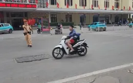 Bám theo đoàn xe ưu tiên rồi tông bị thương cảnh sát, nam tài xế bị khởi tố