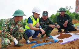 Quảng Trị: Phát hiện 5 bộ hài cốt liệt sĩ trong lúc thi công dự án điện gió