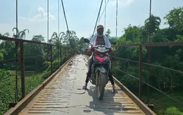 Phú Thọ: Cầu treo Hà Biên xuống cấp nghiêm trọng vẫn chưa được sửa chữa