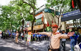 Hà Nội triển khai cao điểm bảo đảm giao thông phục vụ thi tuyển sinh lớp 10 và tốt nghiệp THPT