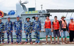 Cứu nạn kịp thời 5 thuyền viên gặp nạn trên biển