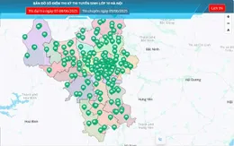 Hà Nội lần đầu dùng bản đồ số để học sinh không nhầm điểm thi THPT