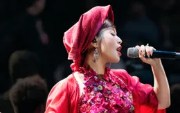 Sao mai Nguyễn Thu Hằng tái xuất trong show thời trang của Cao Minh Tiến