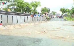 Nhiều tuyến đường phía Đông Nam của tỉnh Gia Lai bị chia cắt vì ngập