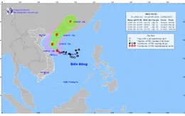 Bão số 1 di chuyển về phía Tây Nam đảo Hải Nam (Trung Quốc)