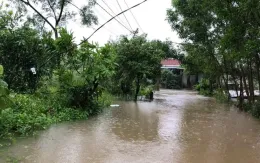 Đi giúp con gái chống lũ, người đàn ông bị điện giật tử vong