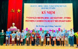 Tặng quà gần 1,6 triệu người có công nhân dịp 27/7