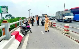 Truy tìm ô tô liên quan đến vụ tai nạn trên cầu Thanh Trì, Hà Nội