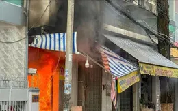 Cháy lớn tại cửa hàng ba tầng kinh doanh nhang đèn ở Cần Thơ