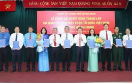 Công bố quyết định thành lập Cơ quan Ủy ban MTTQ Việt Nam TP Hồ Chí Minh