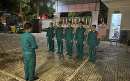 Dân quân phường Vũng Tàu tuần tra đêm trong mùa cao điểm du lịch