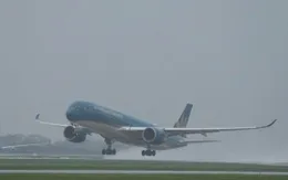 Các hãng bay điều chỉnh lịch khai thác do ảnh hưởng bão số 3 tại sân bay Nội Bài
