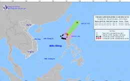 Bão số 4 giật cấp 11, di chuyển theo hướng Đông Bắc