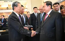 Chủ tịch Quốc hội Trần Thanh Mẫn gặp Ủy viên trưởng Nhân đại toàn quốc Trung Quốc