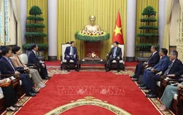 Chủ tịch nước Lương Cường tiếp Đặc phái viên của Tổng thống Hàn Quốc