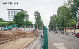 Tăng tốc thi công đường Hùng Vương trước thềm Đại lễ 2/9