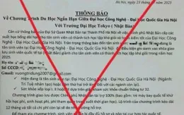 Cảnh báo mạo danh Đại học Quốc gia Hà Nội để lừa đảo “trúng tuyển”