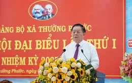 Trưởng Ban Tuyên giáo và Dân vận Nguyễn Trọng Nghĩa dự Đại hội Đảng bộ xã Thường Phước, tỉnh Đồng Tháp