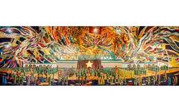 Tình yêu Tổ quốc trong những nét vẽ “Mùa xuân độc lập”