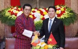 Chủ tịch nước Lương Cường hội đàm với Quốc vương Bhutan