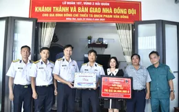 Hải quân bàn giao "Nhà đồng đội" dịp Quốc khánh 2/9