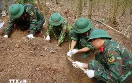 Phát hiện, quy tập 4 hài cốt liệt sĩ tại Khe Sanh