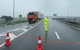 Cục CSGT mở tuyến Cao tốc Bắc Nam qua Thanh Hoá - Hà Tĩnh sau mưa bão