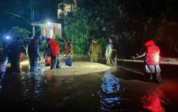 Mực nước trên các sông lên cao, Thanh Hóa liên tiếp phát lệnh báo động trên các sông