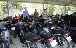 Triệt phá đường dây trộm cắp xe máy, đưa ra nước ngoài tiêu thụ 