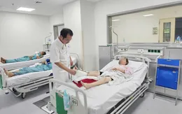 Cứu người phụ nữ bị đứt lìa cẳng chân do máy cắt cỏ