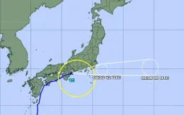 Bão Peipah đổ bộ Nhật Bản, gây mưa lớn tại nhiều khu vực