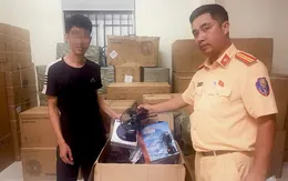 Phát hiện xe tải chở gần 2.000 sản phẩm điện gia dụng không rõ nguồn gốc