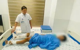 Phẫu thuật cứu chân nam sinh 15 tuổi gần như đứt rời sau tai nạn