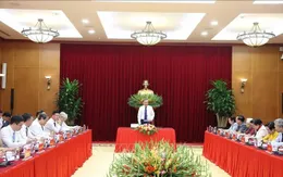 Tổng Bí thư Tô Lâm gặp mặt Ban Thường vụ Trung ương Hội Khuyến học Việt Nam