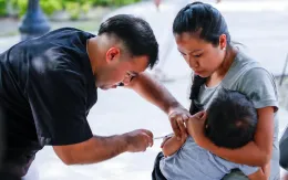 Mexico tăng cường tiêm phòng sởi