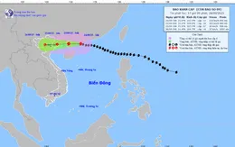 Trưa hoặc chiều mai (25/9), bão số 9 đi vào Quảng Ninh