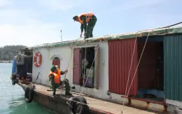 Bộ đội Biên phòng trực 24/24, sẵn sàng ứng phó bão số 9 tại Đặc khu Cô Tô