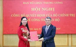 Đồng chí Bùi Thị Quỳnh Vân giữ chức Phó Trưởng Ban Tổ chức Trung ương