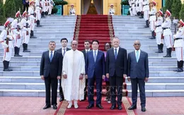 Chủ tịch nước Lương Cường tiếp Đại sứ các nước trình quốc thư