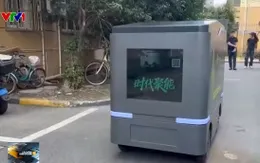 Thượng Hải thử nghiệm robot sạc di động