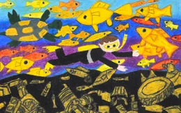 Cuộc thi và Triển lãm tranh thiếu nhi toàn quốc 2025 trao 44 giải thưởng