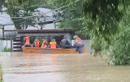 Thái Nguyên: Nước sông Cầu vượt báo động 3 hơn 2,5m, cảnh báo ngập lụt trên diện rộng
