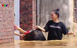 Nhiều xã ở Hà Nội bị ngập úng