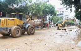 Cao Bằng khẩn trương khai thông các đoạn đường bị tắc nghẽn